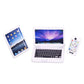 Dollhouse Decoration Miniature Accessories Dollhouse Computer Laptop Tablet Phone Simulation Accessories For Doll 1/6 1/12 Miniatures Play Set - 3 Pcs (3 Laptop- White)