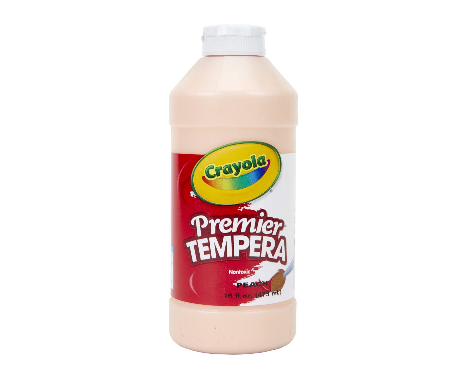 Crayola Tempera Paint, Peach Kids Paint, 16oz, Pint
