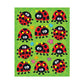 Ladybugs Shape Stickers 72Pk