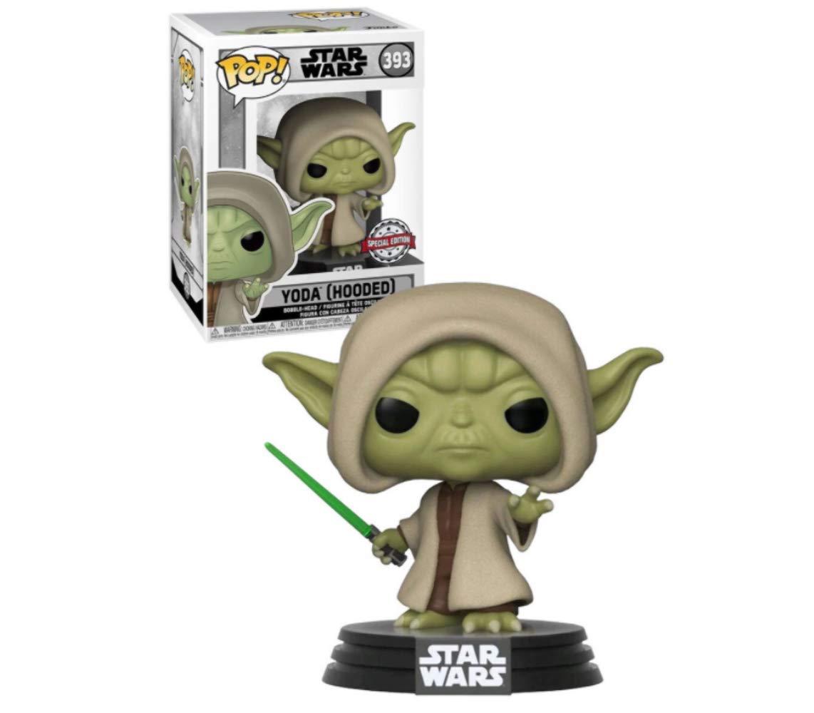 Funko Battlefront Pop! Star Wars Yoda Exclusive Vinyl Figure [Hooded]