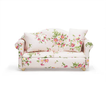 Odoria 1/12 Miniature Couch Sofa Dollhouse Furniture Accessories, Pink