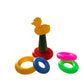 Bhvmey Baby Duck Ring Stacking Toy For Toddlers | Colorful Educational Stacker | Fine Motor Skills Learning For Kids