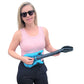 Zugar Land Rock Inflatable Mini Guitars (21 Inches) Vinyl. Perfect Party Favor, Dj Dance 80S Rocker (Mini Rock-N-Roll Pink & Blue (2 Pack))