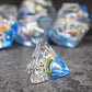 Sage's Portal Animal Familiars Resin DND Dice Set Polyhedral Dice Set for Dungeons and Dragons RPG Pathfinder Tabletop TTRPG (Ra