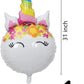 Diwuli Unicorn Birthday Decorations For Girls Set - Number 7 Balloon Pink Gradient, Unicorn Balloons, Unicorn Party Decorations,