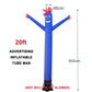 HI SUYI 20ft Inflatable Tube Man - Waving Arm Fly Puppet, Blue, High Strength Nylon for Business & Events, Designed for 18" Blower
