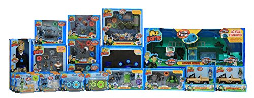 Wild Kratts Climbers Action Figure Collectible Figures & Discs (8Pc) Includes 4 Creature Power Discs +4 Animals- Officially Licensed Toys For Children-Gift For Kids Boy Girl