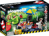 Playmobil Ghostbusters Slimer Figure with Hot Dog Stand - Multi Color, Model 9222, Plastic Material