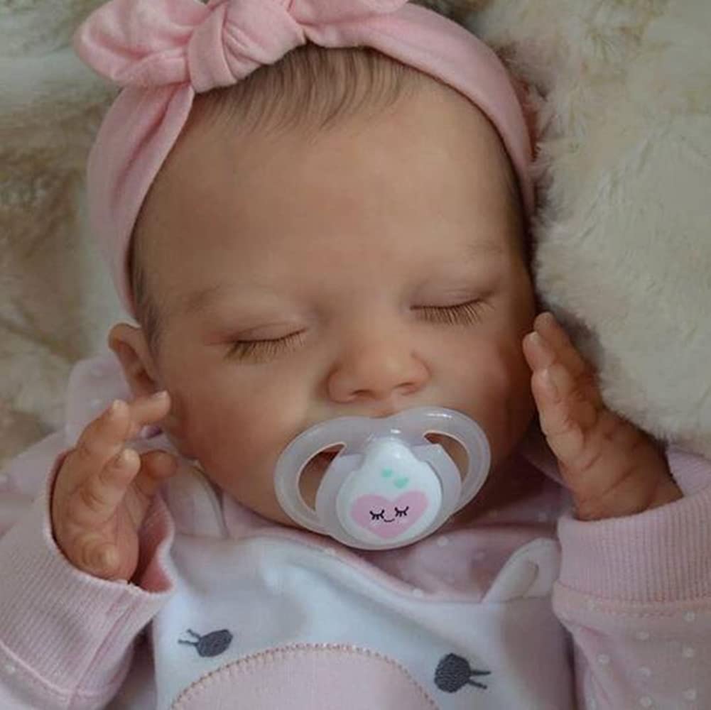 Zlgkjk Reborn Baby Dolls Girl, 18' Realistic Soft Vinyl Silicone Full Body, Lifelike Sleeping Dolls For Girls, Real Life Baby Doll Gift Set For 3+ Year Old Kids Newborn