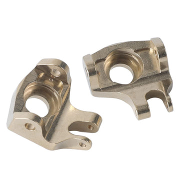 RZXYLRC Heavy Duty Brass Front Steering Knuckles Carrier Weights for 1/10 RC Crawler SCX10 II 90046 Upgrades