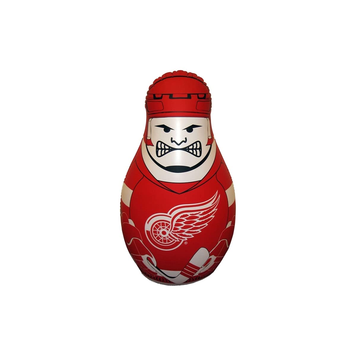 Fremont Die Nhl Detroit Red Wings Bop Bag Inflatable Checking Buddy Punching Bag, Mini: 12' Tall, Team Colors