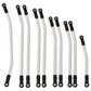 RZXYLRC 313mm Wheelbase 10Pcs Stainless Steel Link Rod Linkage for 1/10 RC Axial SCX10 II AX90046 AX90047 Rock Crawlers Metal Up