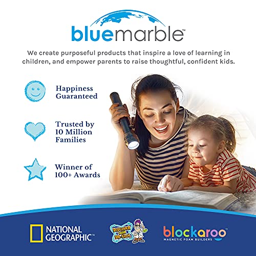 Blue Marble Gold Panning Kit For Kids - Kids Gold Mining Kit, Learn To Pan For Gold, Includes Pay Dirt With Real Pyrite Specimen