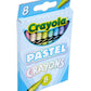 Crayola Pastel Crayons (24 Ct), Specialty Crayons For Kids, Art Supplies, Pair With Coloring Books, Gift For Kids, Ages 3, 4, 5
