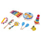 Zoomella 9Pcs Orff World Educational Wooden Musical Instrument Percussion Drums Bell ChildrenS Toys Gift