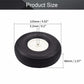 Fielect 5 inch RC Model Airplane Super Light Sponge Tire Tail Wheel Tire and Wheel Sets for RC Car Airplane PU Sponge Tire with