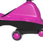 Joybay Sports Collection Premium Led-Wheel Swing Car Ride On Toy (Vibrant Pink, Come Fully Assembled)