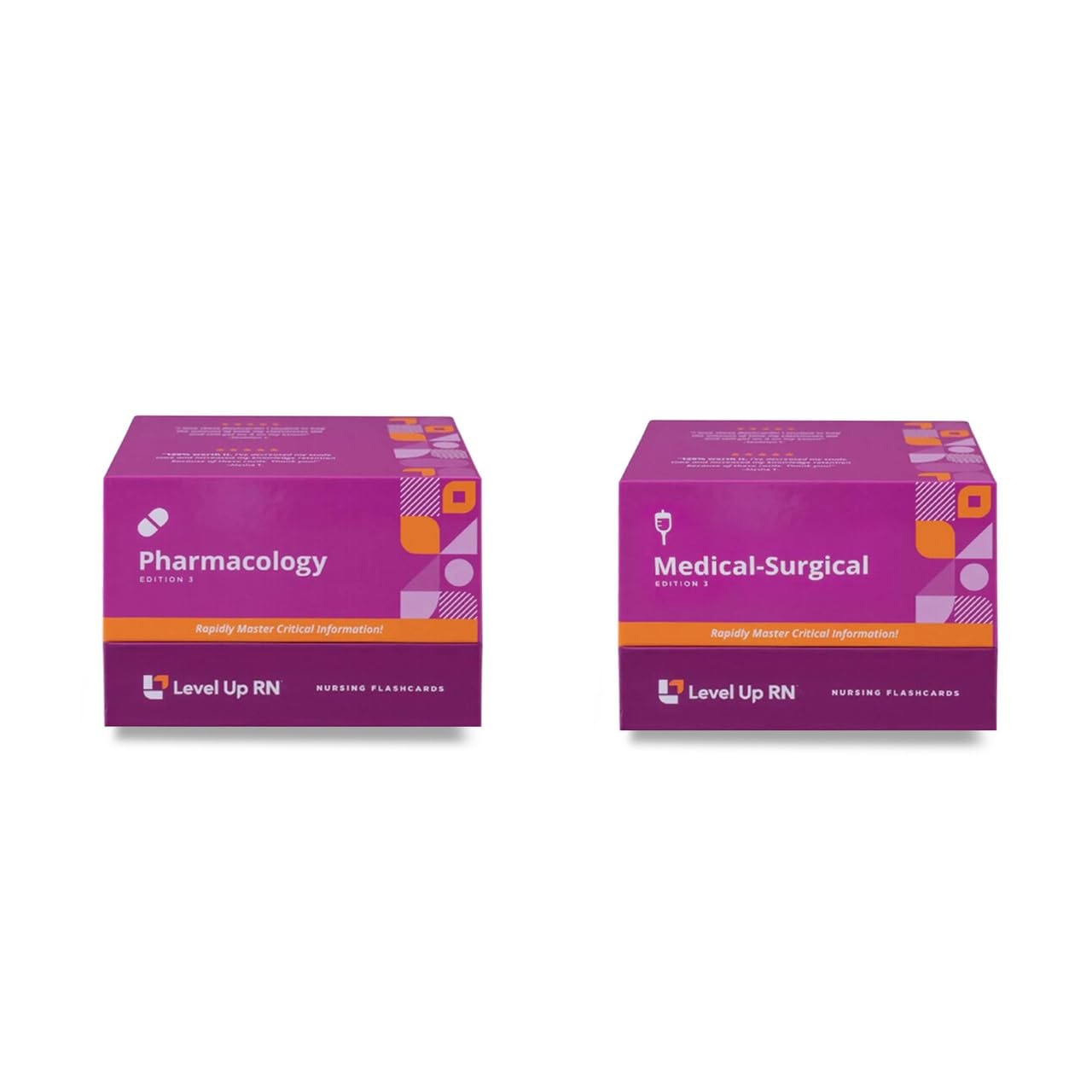 MedSurg Flash Cards + Pharmacology Flash Cards 2026 Nclex Ati Hesi Test Preparation