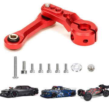 Aluminum 25t servo Horn & Steering Linkages Upgrades Part for Arrma 1/7 Infraction Felony Limitless 1/8 KRATON Notorious Outcast