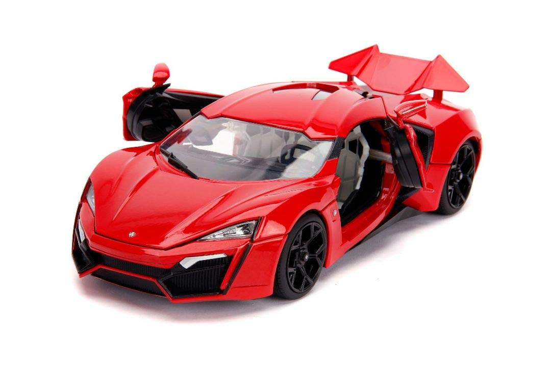 Fast & Furious 1:18 Lykan Hypersport Die-Cast Car & 3' Dom Figure, Toys For Kids And Adults