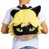 P.M.I. Miraculous Ladybug Plush Backpack | 12-Inch Cat Noir | Yellow | Playable Collectible Toy