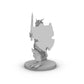 Dragonborn PAladin With a Belly Tabletop DND Gaming Miniature