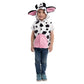 Little Adventures Animal Vest Costumes Dress Ups - Machine Washable Child Pretend Party And Nativity Outfits (Cow, Age 3-8)