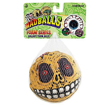 Kidrobot Madballs Skull Face 4-Inch Foam Figure