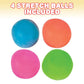 Artcreativity Stretchy Stress Balls For Kids, Pack Of 4, Stress Relief Fidget Sensory Toys For Autistic Children, Anxiety, And Adhd, Spongy Squeeze Toys Party Favors, Goodie Bag Fillers