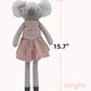 Mikee Fluffie Koala Stuffed Animals For Girls,15.7'' Girl Koala Plushies With Skirt,Cute Stuffed Animal For Girls As