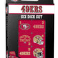 Masterpieces San Francisco 49ers NFL Dice Set - Team Colors - One Size - Model SFF3140
