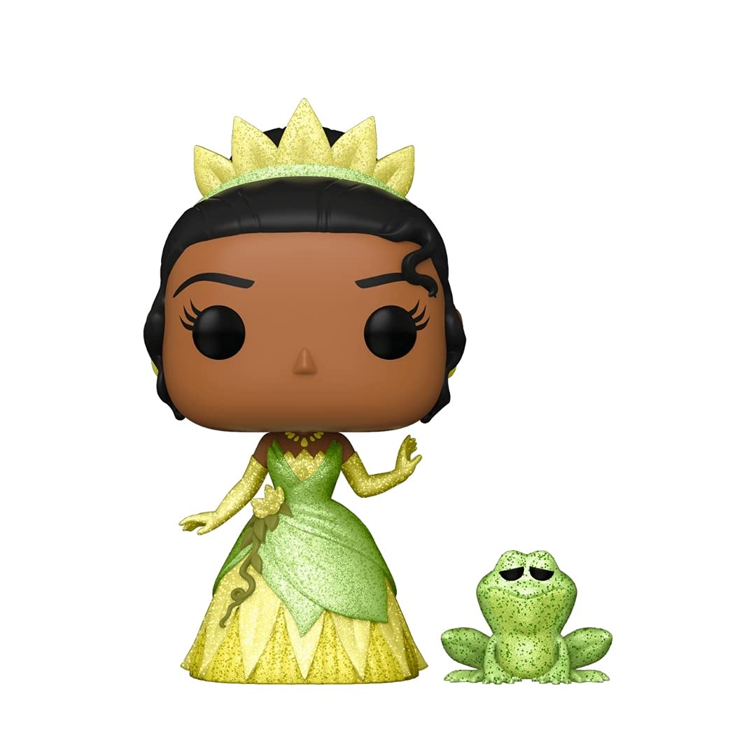 Funko Princess Tiana & Naveen Glitter Exclusive Vinyl Figure - Black, Model 889698546737