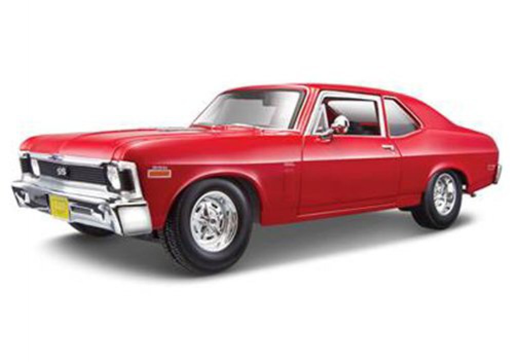 Chevrolet 1970 Nova SS Coupe Red 1/18 Diecast Model Car by Maisto 31132