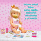 Nenuco Princess, 16 Waterproof Baby Doll with 8 Accessories to Care for Her, for Ages 2+