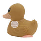 Hevea Kawan Mini Rubber Duck - 100% Natural Rubber Baby Bath Toy - Eco Friendly, Perfect For Playing, Teething, And Bathing - Mold Free Bath Toys - Golden Ochre