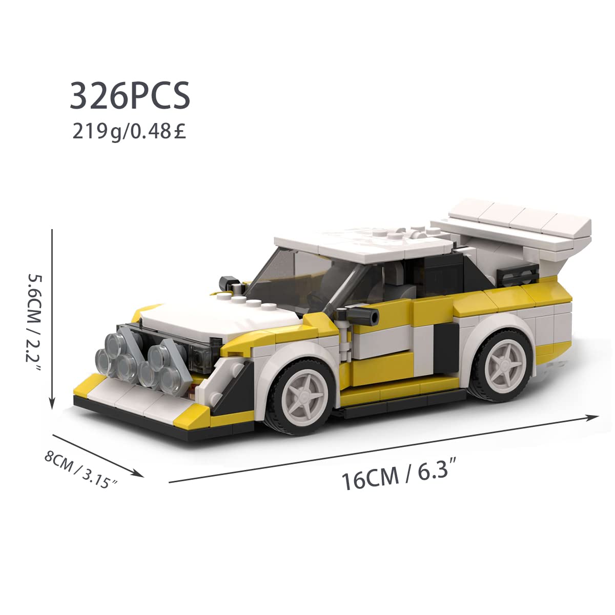 Mikemeng 326 Pcs Moc Building Blocks Famous Racing Car City Car Educational Classic Toy Bricks,Stem Gift Toys For Kids Boys Girls