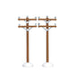 Lemax Village Collection Telephone Poles Set Of 2 #64461