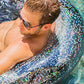 Poolcandy Sun Chair Water Raft, Multiple Chair Styles (Black Onyx)