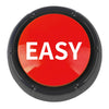 Mealivos Talking Button - Red/Black, Easy-to-Use Plastic, Model 1002