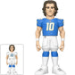 Tackle Football Figure Pack Funko Pop Gold Bundle: Team Players Zach Wilson New York + Justin Herbert Los Angeles W/ Chance Of C