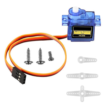 12PCS SG90 Micro Servo Motor, Dorhea Mini Servo SG90 9g Servo Kit for RC Helicopter Airplane Car Boat Robot Arm/Hand/Walking/Ser