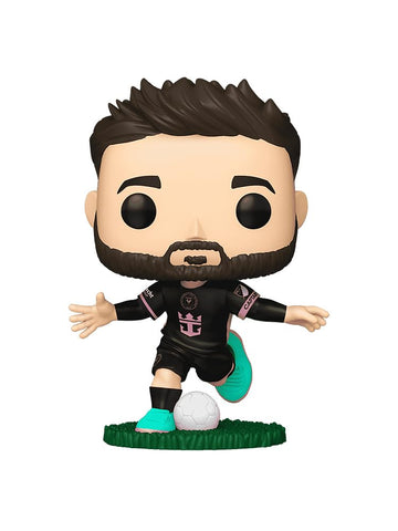Epic Collectibles Pop Soccer - Lionel Messi Inter-Miami Vinyl Figure Bundled with Box Protector Compatible for Funko