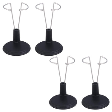 Toyandona 4Pcs Doll Stand Action Figure Stand Portable Teddy Bear Stand For Mini Dolls