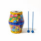 Disila Traders Mini Dholak With 2 Drum Stick For Kids (20Hx15W) | Musical Drum Toy | Ages 3 To 8 Years | Hand Drum For Early Lea