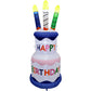 6ft Inflatable Birthday Cake with Candles & Lights