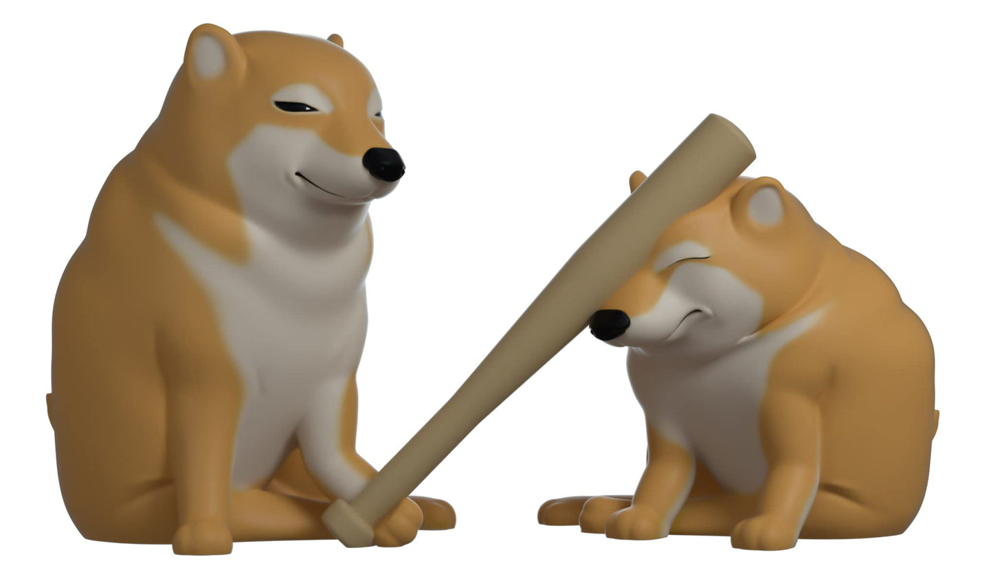Youtooz Bonk Cheems Doge 3.5 Inch, Bonk Cheems Vinyl Figure, Cute Shiba Inu Doge Figure - Youtooz Meme Collection Based On Inter