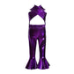 Ruikajia Selena Costume Selena Jumpsuit Costume Purple 5Years