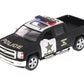 KiNSMART 2014 Chevrolet Silverado LTZ Crew Cab 4x4 1:46 Scale 5 Inch Diecast Metal Model Pick-up Interceptor Truck Police K9 Uni