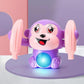 House Of Kids Dancing Monkey Musical Toy For Kids And Babies, Spinning Rolling Tumble Doll With Voice Control, Musical Light Eff