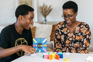 Helvetiq Elios Board Game - An Abstract Wooden Challenge To Test Your Strategy! Fun Family Game For Kids & Adults, Ages 7+, 2-4 Players, 15 Minute Playtime, Made By Helvetiq